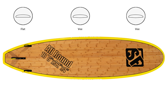 Comprar AllRound SUP bambú - Tabla de Paddle Surf estilo clásico